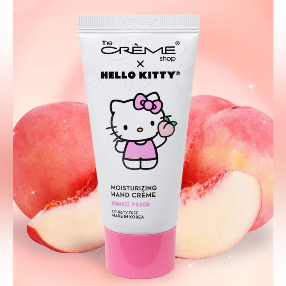 The Creme shop x Hello Kitty Hand Lotion-Kawaii peach